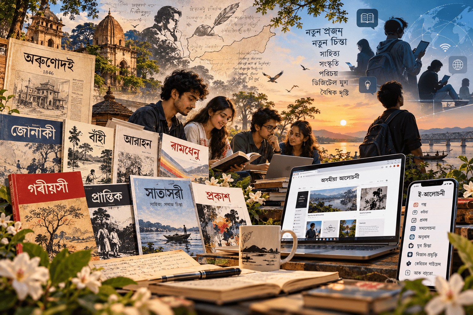 সাম্প্ৰতিক সময়ৰ অসমীয়া আলোচনী: সাহিত্য আৰু যুৱ সমাজৰ ক্ষেত্ৰত ইয়াৰ ভূমিকা